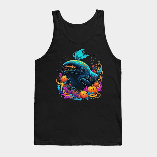 Whale Halloween Tank Top by JH Mart